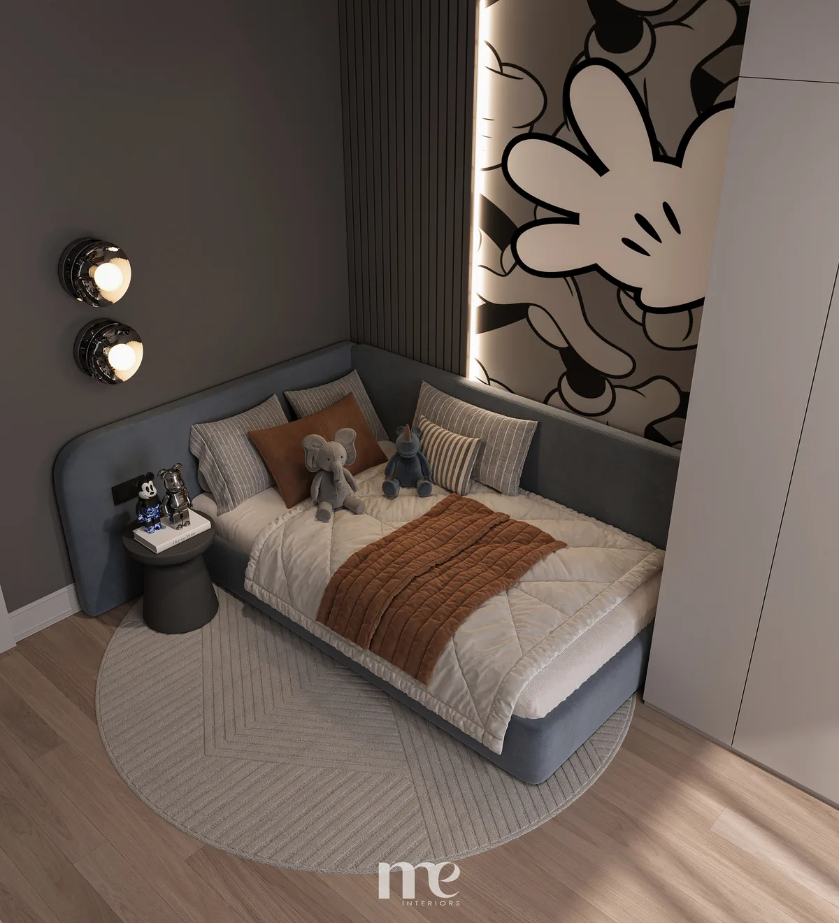 Güzelbahçe — yatak ve tekstil detayı